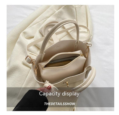 Bolsa Bucket Casual para Mujer - Portátil y Versátil - Image 10