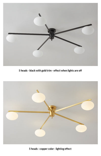 Lámpara de Techo Cobre Macizo para Sala y Dormitorio - Image 16