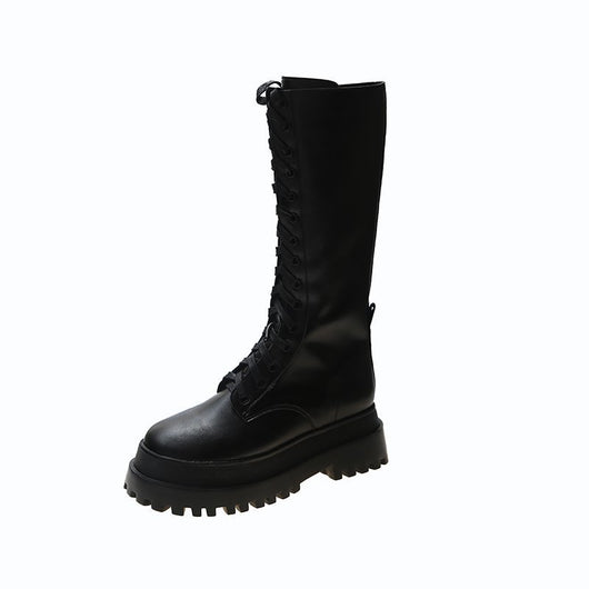 Botas Martin Altas con Cordones y Suela Gruesa - Image 9
