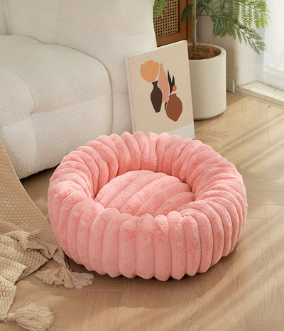 Cama Térmica Redonda de Felpa para Gatos y Perros - Nido Acogedor Invierno - Image 39