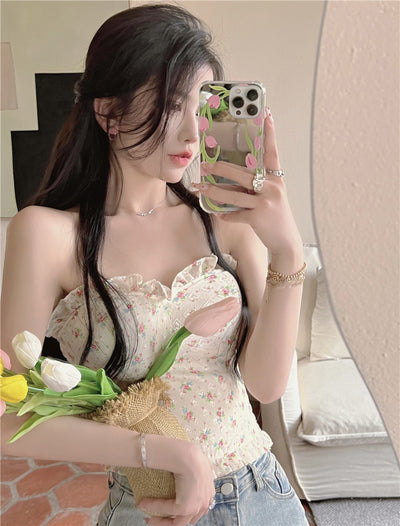 Top Tubo Floral Sensual con Varillas - Diseño Hot Girl - Image 8