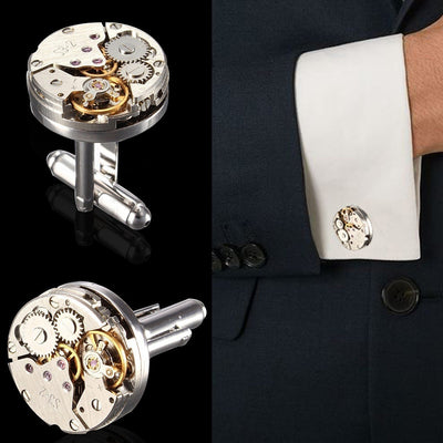 Gemelos con Movimiento de Reloj Mecánico para Hombre - Image 12