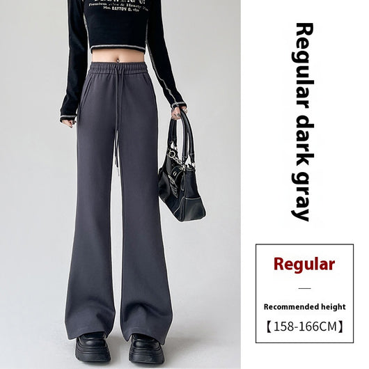 Pantalones Deportivos Acampanados Forrados en Fleece para Mujer - Cintura Alta Reductora - Image 19