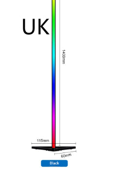 Lámpara de Piso Ambiental RGB con Bluetooth para Dormitorio - Image 9
