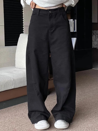 Pantalones Vaqueros Black Machete Retro Cintura Alta Recta para Mujer - Image 7