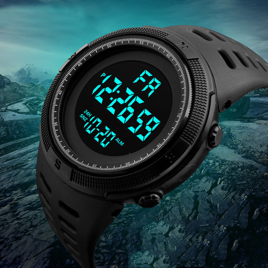 Reloj Deportivo Digital con Luz Nocturna y Esfera Grande