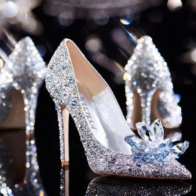 Tacones Altos de Mujer con Cristales Brillantes - Diseño Elegante - Image 3