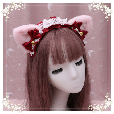 Diadema Lolita Gatita de Peluche con Encaje - Accesorio Anime Japonés - Image 65