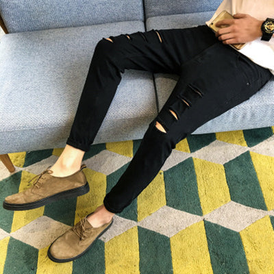 Pantalones Vaqueros Rotos para Hombre - Image 3