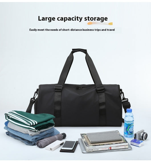 Bolsa de Viaje y Natación de Gran Capacidad en Color Sólido - Image 14