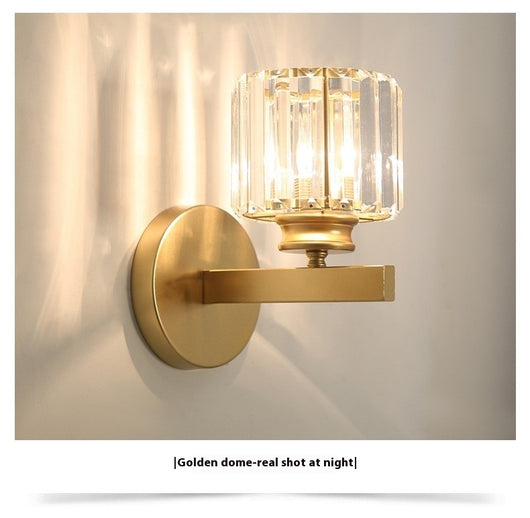 Lámpara de Pared Cristal Americano Diseño Postmoderno para Sala - Image 8