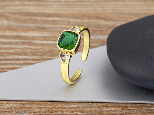 Anillo de Corazón con Diamantes Micro Pavé para Mujer - Image 11