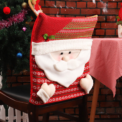 Fundas para Sillas Navideñas con Diseño de Papá Noel - Image 3