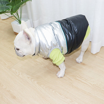 Abrigo Acolchado para Mascotas con Plumón de Pato - Blanco - Image 6