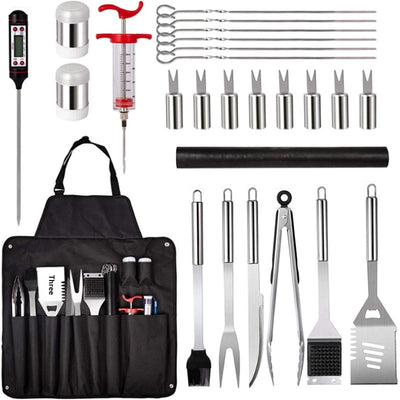 Set Completo de Asador 26 Piezas con Delantal y Cuchillos Profesionales - Image 4