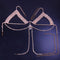 Rhinestone Chest Chain Fashion Nightclub Full Of Diamonds Dorado
