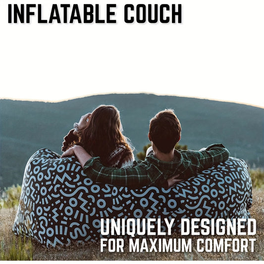 Colchón Inflable Portátil para Camping y Playa - Cama de Aire Impermeable