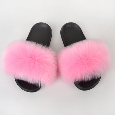 Pantuflas de Pelaje Sintético para Mujer - Cómodas, Antideslizantes y Acogedoras - Image 14