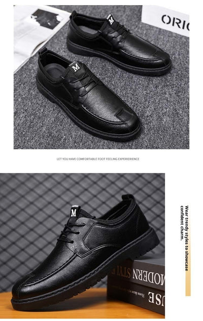 Zapatos de Cuero para Hombre con Cordones - Estilo Casual Ejecutivo - Image 14