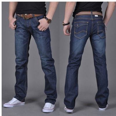 Pantalones Vaqueros Rectos para Hombre - Diseño Moderno y Versátil - Image 10