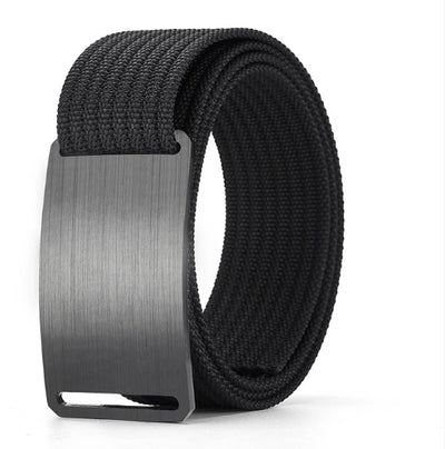 Cinturón Casual Ajustable de Lona y Nylon Tejido - Image 7