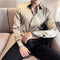 Camisa Larga Hombre Ice Silk Textura Premium - Transpirable y Fresca
