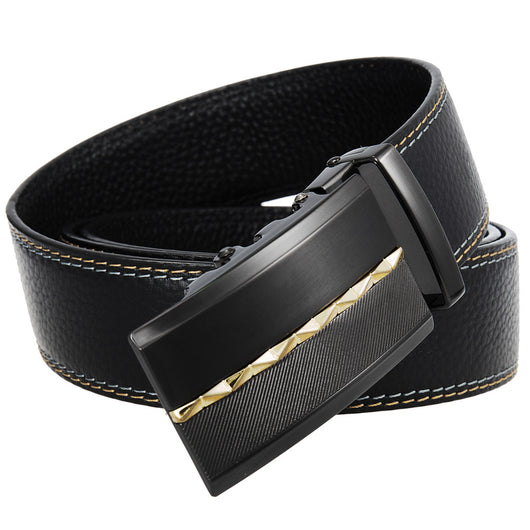 Cinturón de Cuero para Hombre con Hebilla Automática - Image 17