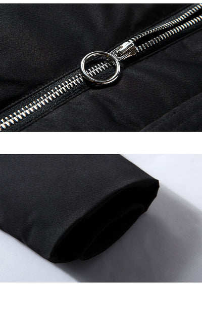 Parka Impermeable para Hombre con Cuello de Pluma de Ganso - Image 10