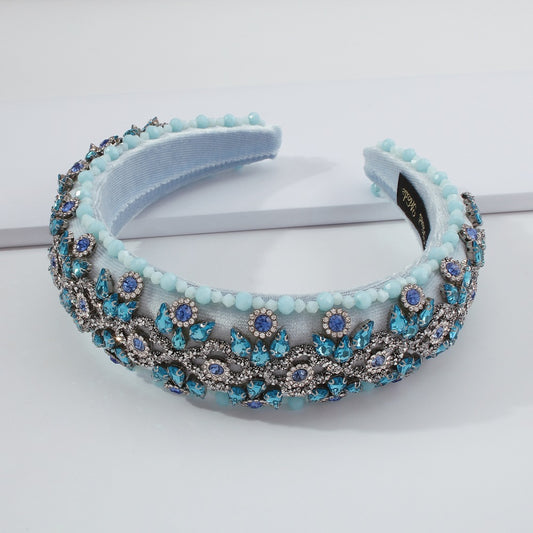 Diadema de Lujo con Diamantes Estilo Barroco