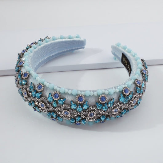Diadema de Lujo con Diamantes Estilo Barroco