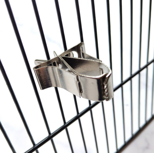 Comedero de Clip para Frutas en Acero Inoxidable para Aves