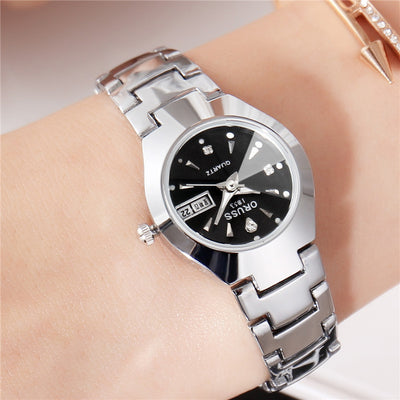 Reloj de Pareja Acero Tungsteno Resistente al Agua - Diseño Moderno para Estudiantes - Image 11