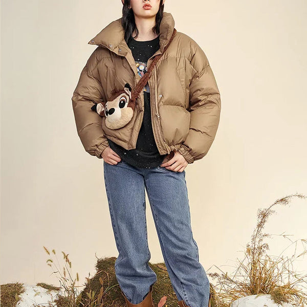 Chaqueta Elegante Delgada y Cálida Abotonada