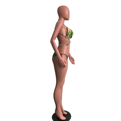 Bikini de Tres Piezas Estampado con Capa - Image 16