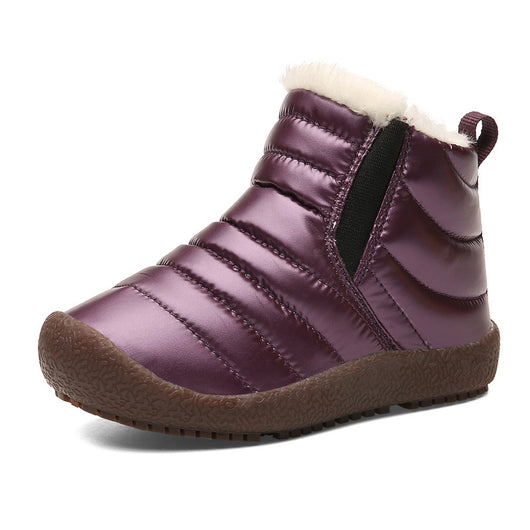 Botas de Nieve Infantiles con Forro de Cachemira Deportivo - Image 11