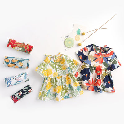 Vestido Floral para Niña - Falda Fresca de Verano