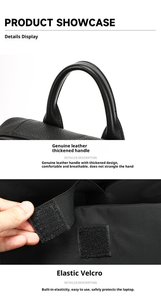 Mochila de Cuero Genuino Premium para Viajes y Uso Diario - Image 13