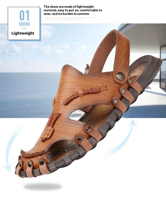 Sandalias Grandes para Hombre - Zapatos de Playa Transpirables Antideslizantes - Image 17
