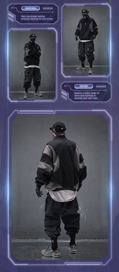 Pantalones Cargo Holgados de Trabajo con Bolsillos Grandes - Image 14