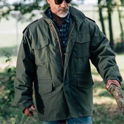 Chaqueta Acolchada Estilo Militar para Hombre - Image 5