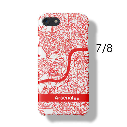 Funda Compatible con Apple - Diseño Mapa Arsenal Red Devils Liverpool - Image 3