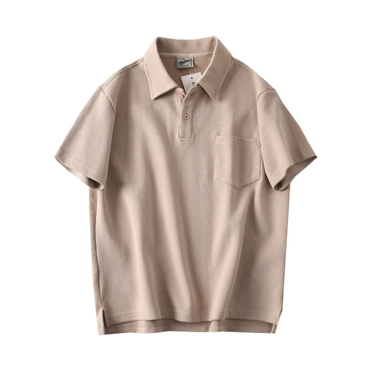 Polo Holgado de Algodón para Hombre - Estilo Casual Moderno - Image 10