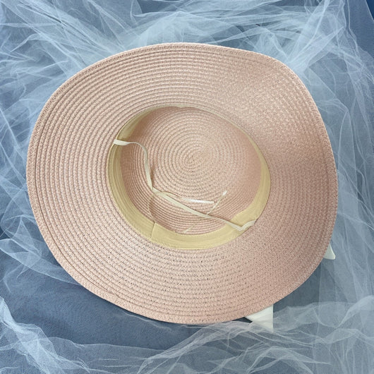 Sombrero de Paja con Moño Simple - Diseño Minimalista Playa - Image 16