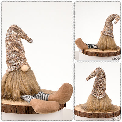Muñeca Navideña sin Rostro con Piernas Colgantes - Adorno Decorativo - Image 23