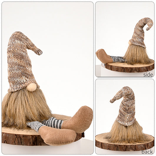 Muñeca Navideña sin Rostro con Piernas Colgantes - Adorno Decorativo - Image 23