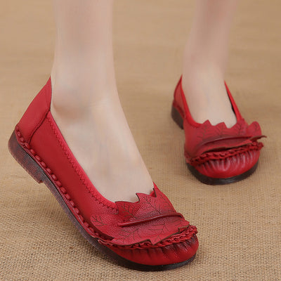 Zapatos Oxford Planos de Cuero para Mujer - Image 11