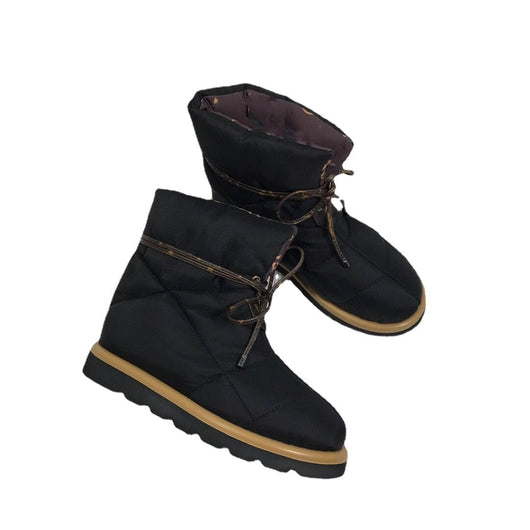 Botas Cálidas Acolchadas con Algodón Down - Colores Sólidos - Image 11