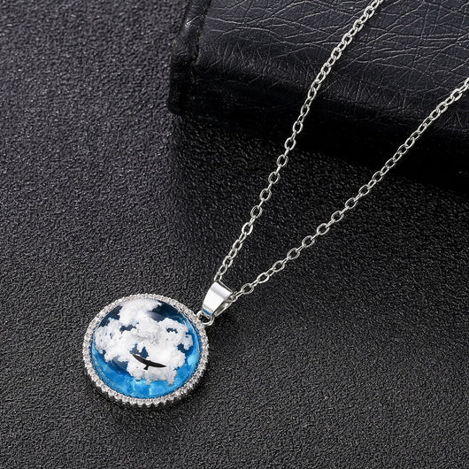 Collar Clavícula Baiyun con Gema de Tiempo en Resina - Image 18