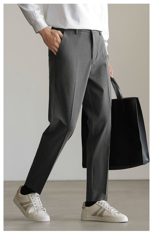 Pantalones de Vestir Ejecutivos Dos Tonos Resistentes a Arrugas - Image 16