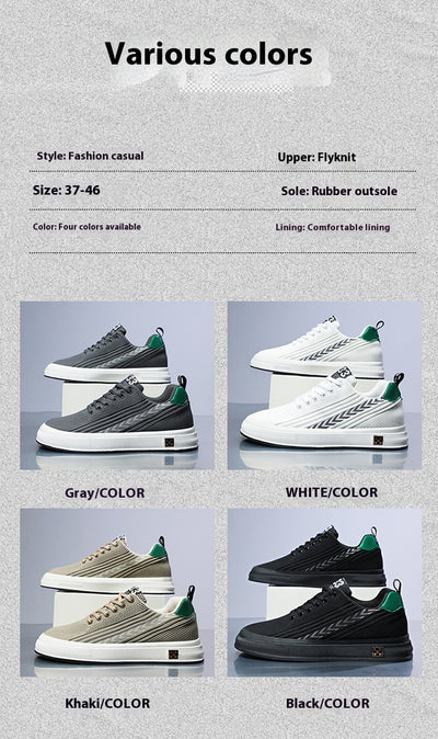 Zapatillas Deportivas Tejidas con Alzas Invisibles para Hombre - Image 25